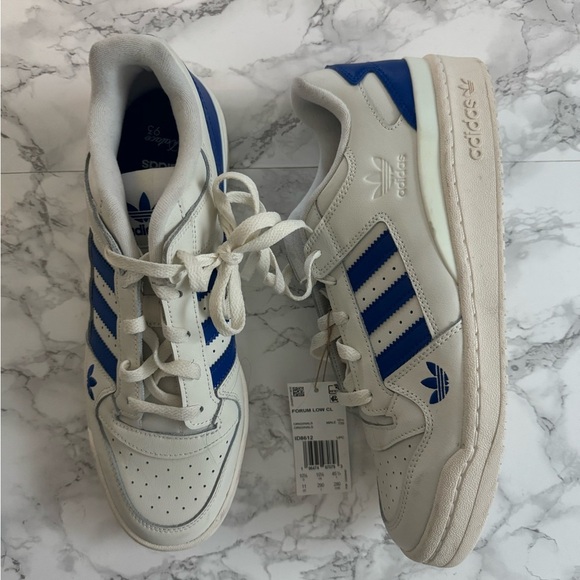 NWT Men's Adidas Forum Low CL Blue White Size 11 shoe palace ID8612 - Picture 3 of 6